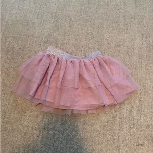 Cat & Jack Lavender Tulle Skirt with Silver Waistband